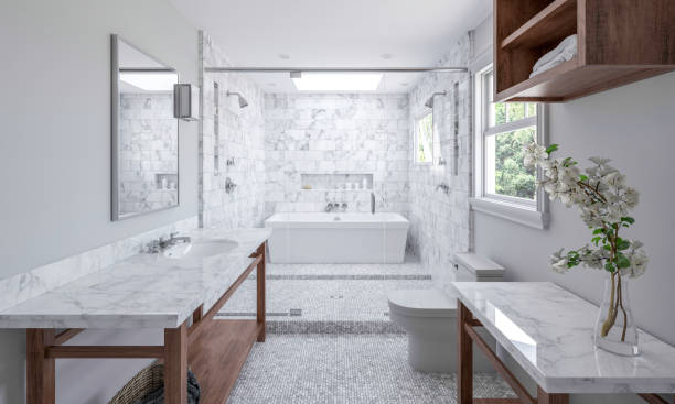Bathroom natural stone | Vic's Carpet & Flooring