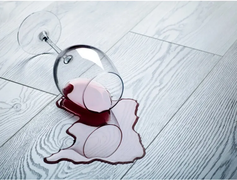 Hardwood spill | Vic's Carpet & Flooring