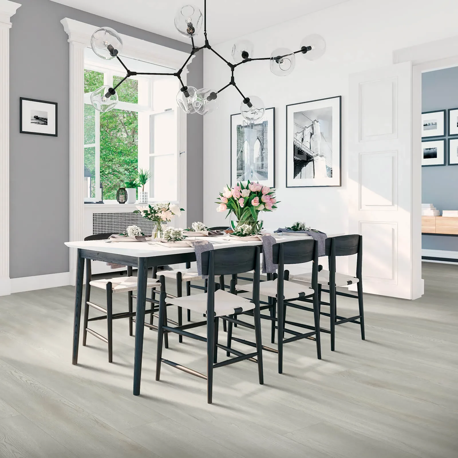 Dinning room Laminate flooring | Vic's Carpet & Flooring